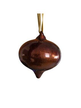 Sage & Co Water Glitter Glass Onion Ornament